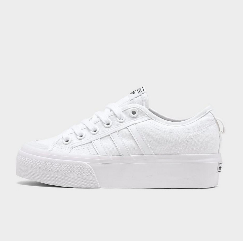*NEW* Adidas white plataform shoes - Picture 4 of 7